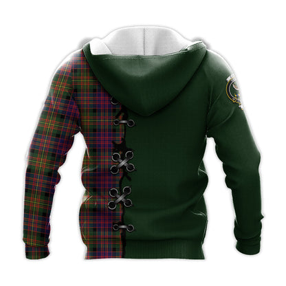 Printivon Carnegie Modern Tartan Hoodie Lion Rampant And Celtic Thistle Style