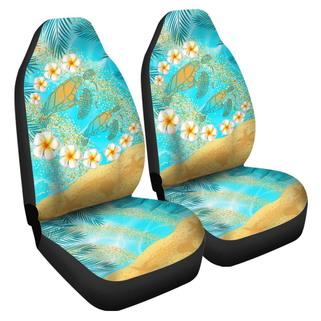 Hawaii Turtle Plumeria Summer Car Seat Cover Sea Style AH