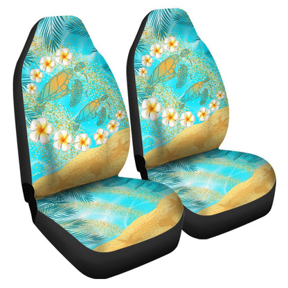 Hawaii Turtle Plumeria Summer Car Seat Cover Sea Style AH