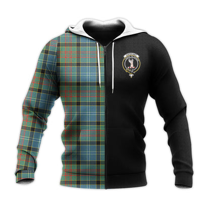 Printivon Cathcart Tartan Personalize Half Hoodie