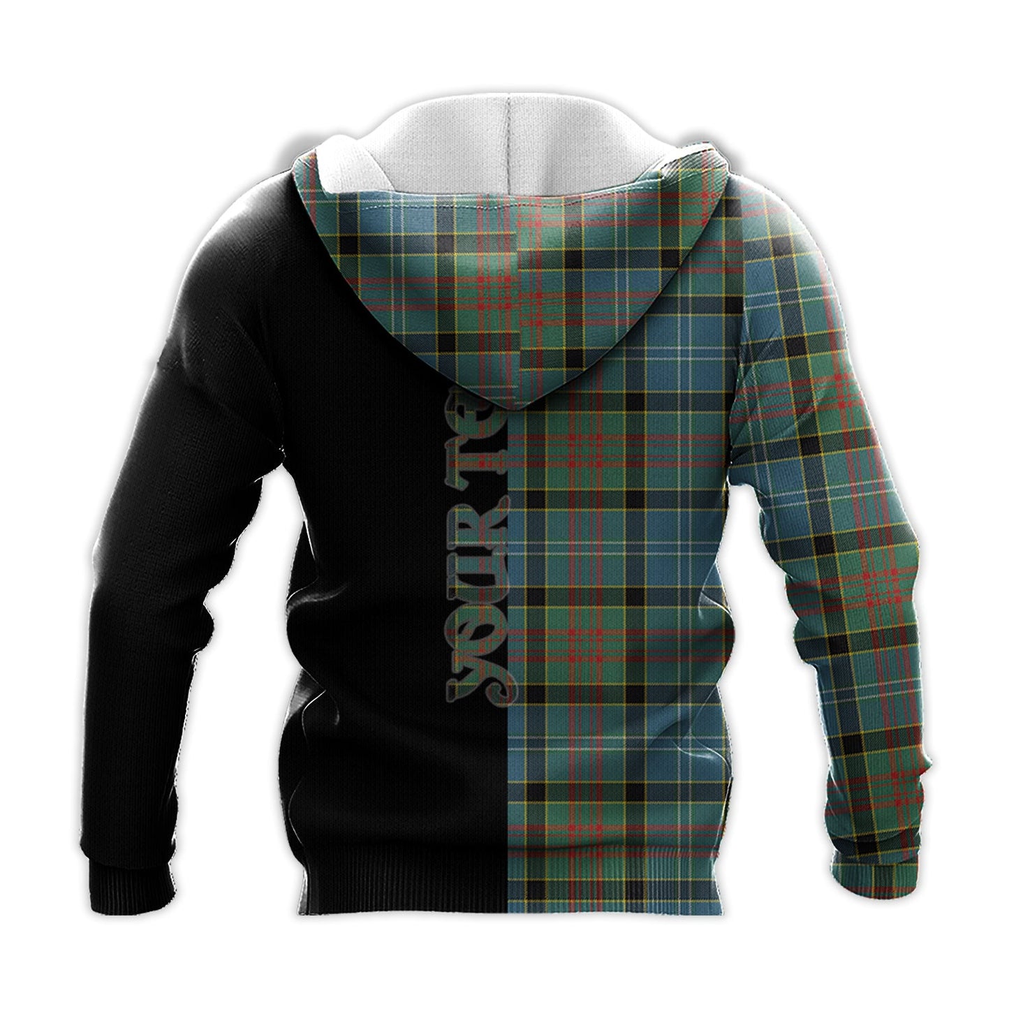 Printivon Cathcart Tartan Personalize Half Hoodie