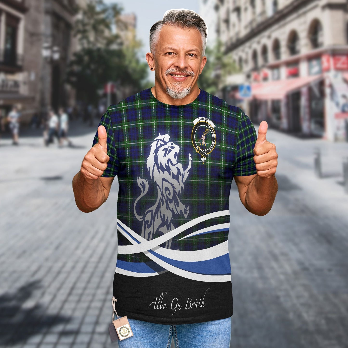 Printivon Lammie Clan Crest Alba Gu Brath T Shirt Scotland Gift
