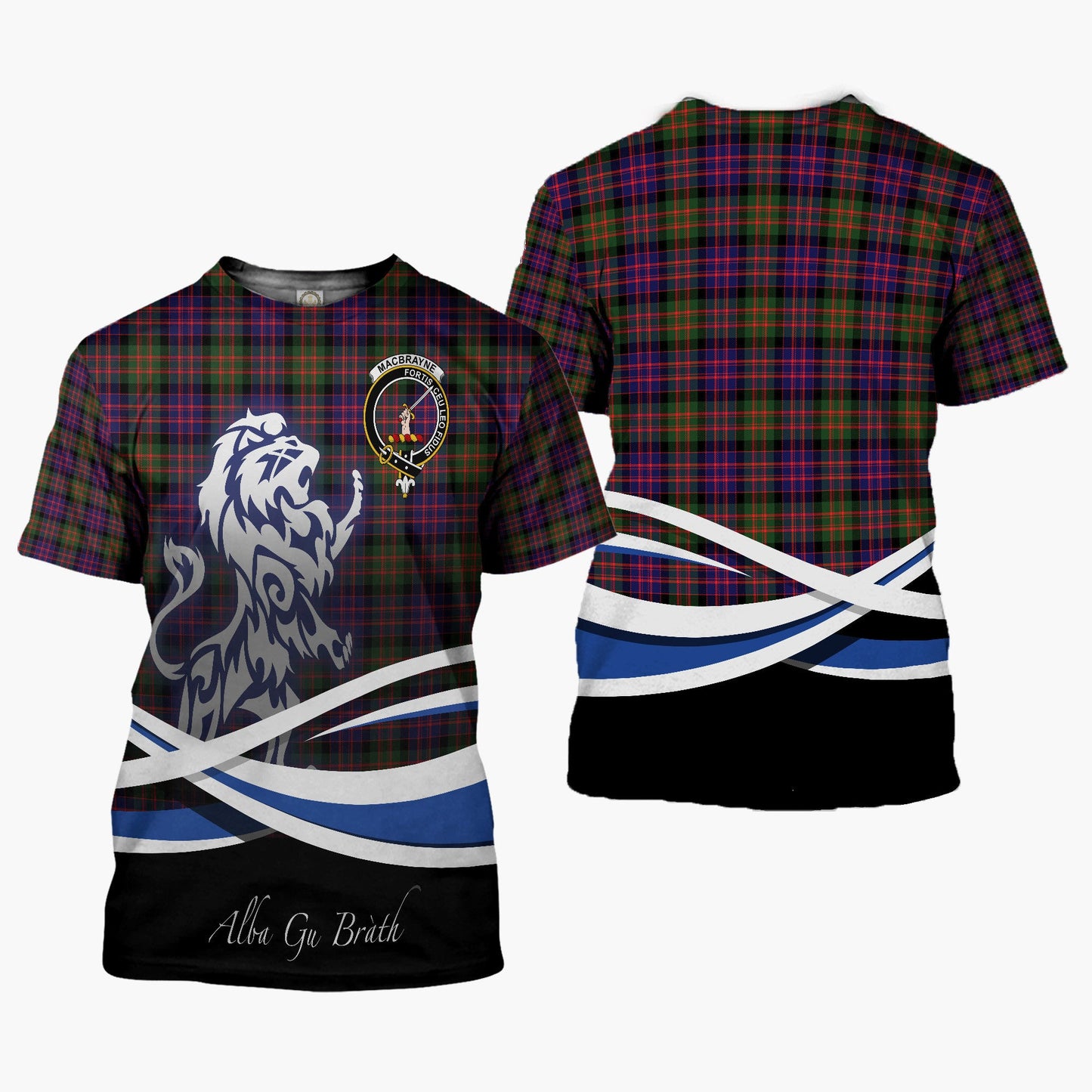 Printivon MacBrayne Clan Crest Alba Gu Brath T Shirt Scotland Gift
