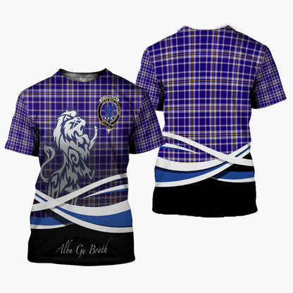 Printivon Ochterlony Clan Crest Alba Gu Brath T Shirt Scotland Gift