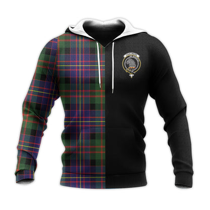 Printivon Chalmers Modern Tartan Personalize Half Hoodie
