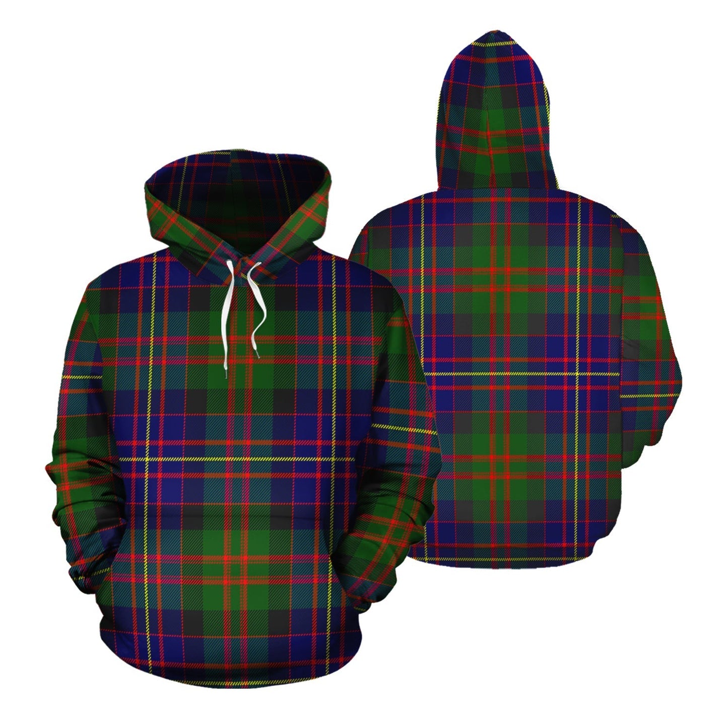Printivon Chalmers Modern Tartan Hoodie