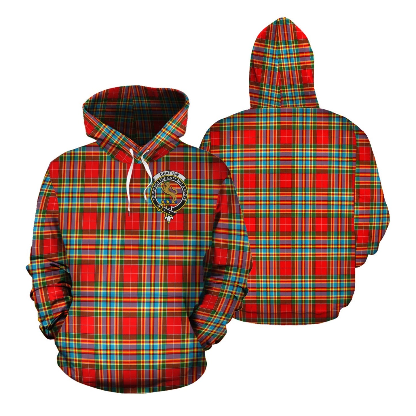 Printivon Chattan Tartan Hoodie