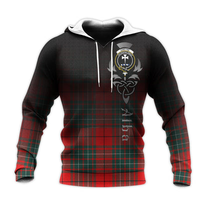 Printivon Cheyne Tartan Crest Alba Celtic Hoodie