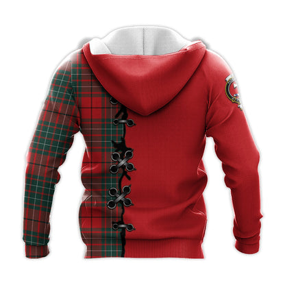 Printivon Cheyne Tartan Hoodie Lion Rampant And Celtic Thistle Style
