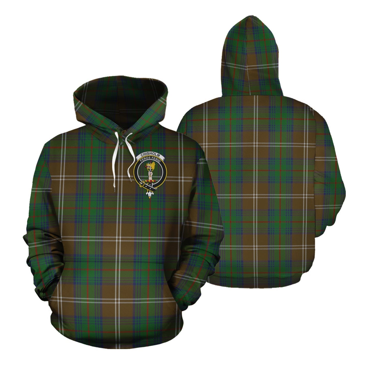 Printivon Chisholm Hunting Tartan Hoodie