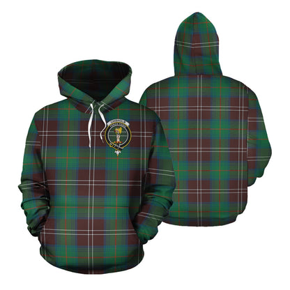 Printivon Chisholm Hunting Ancient Tartan Hoodie