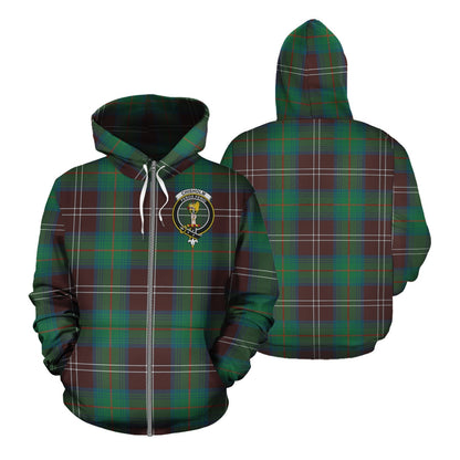 Printivon Chisholm Hunting Ancient Tartan Hoodie
