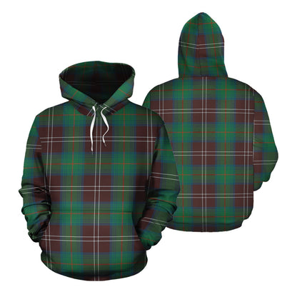 Printivon Chisholm Hunting Ancient Tartan Hoodie