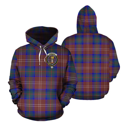 Printivon Chisholm Hunting Modern Tartan Hoodie