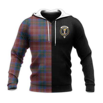 Printivon Chisholm Hunting Modern Tartan Personalize Half Hoodie
