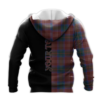 Printivon Chisholm Hunting Modern Tartan Personalize Half Hoodie