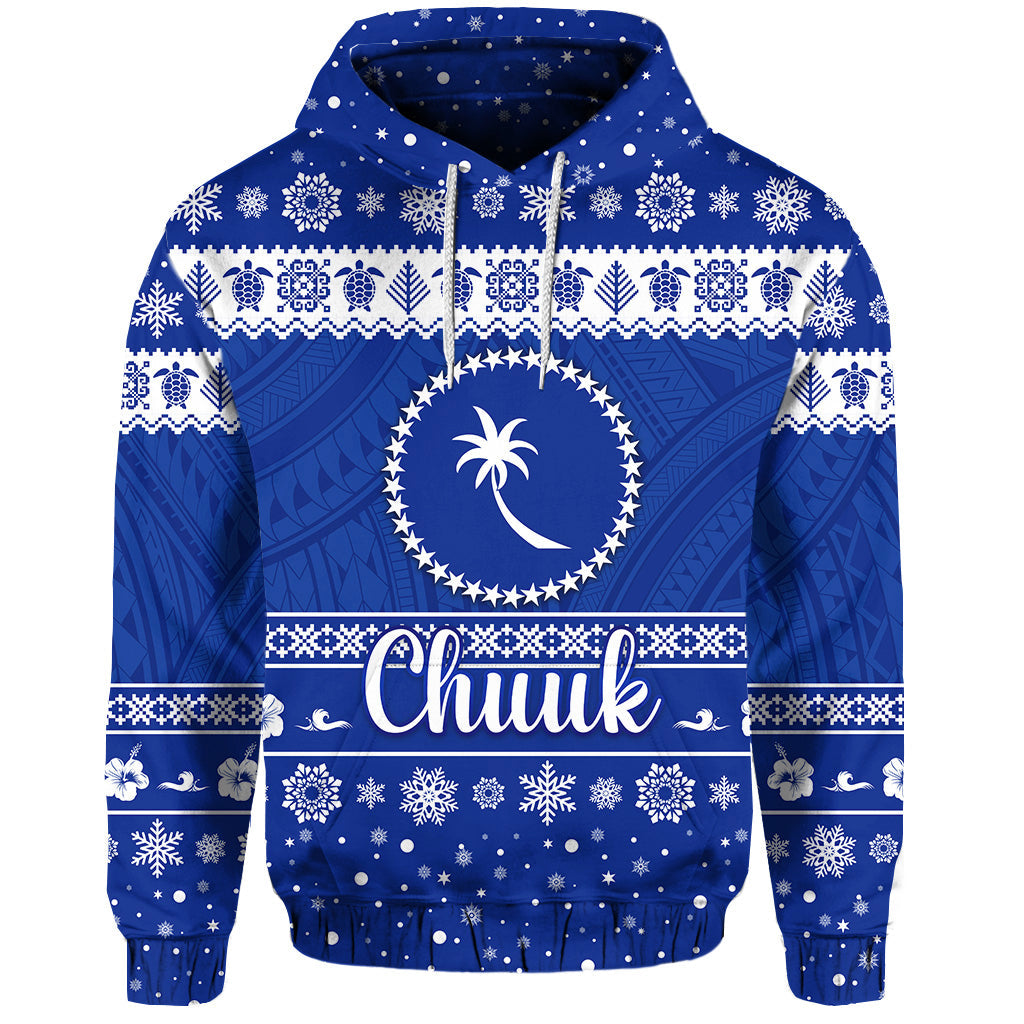 FSM Chuuk Christmas Hoodie Simple Style