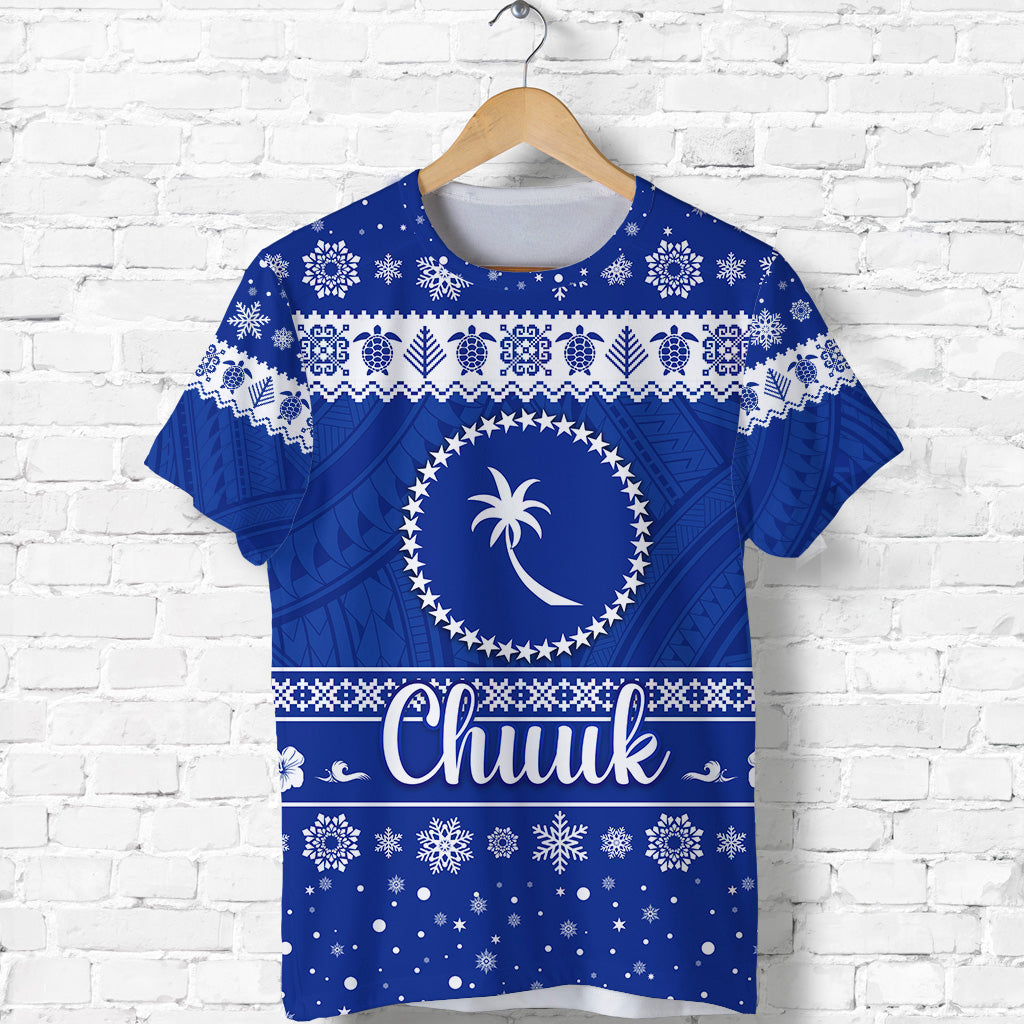 FSM Chuuk Christmas T Shirt Simple Style