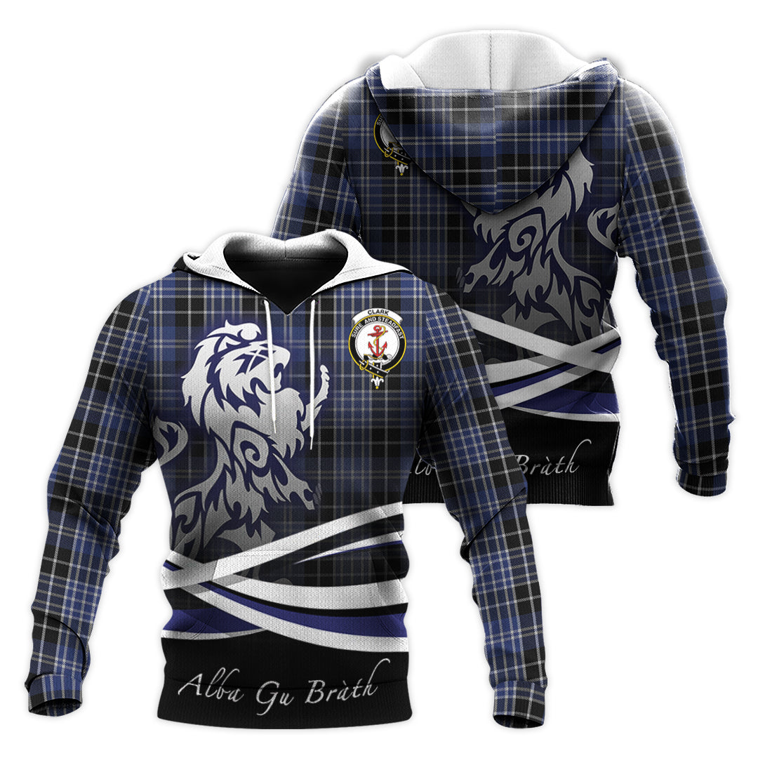 Printivon Clark Tartan Scottish Lion Hoodie