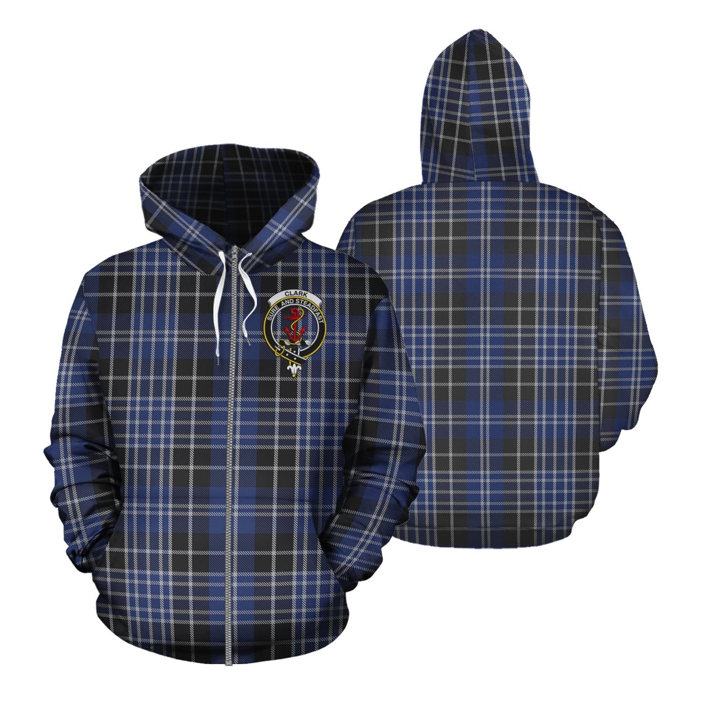 Printivon Clark Tartan Hoodie