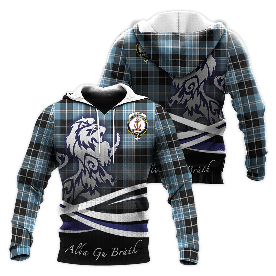 Printivon Clark Ancient Tartan Scottish Lion Hoodie