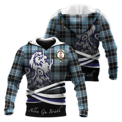 Printivon Clark Ancient Tartan Scottish Lion Hoodie