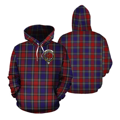 Printivon Clark Red Tartan Hoodie
