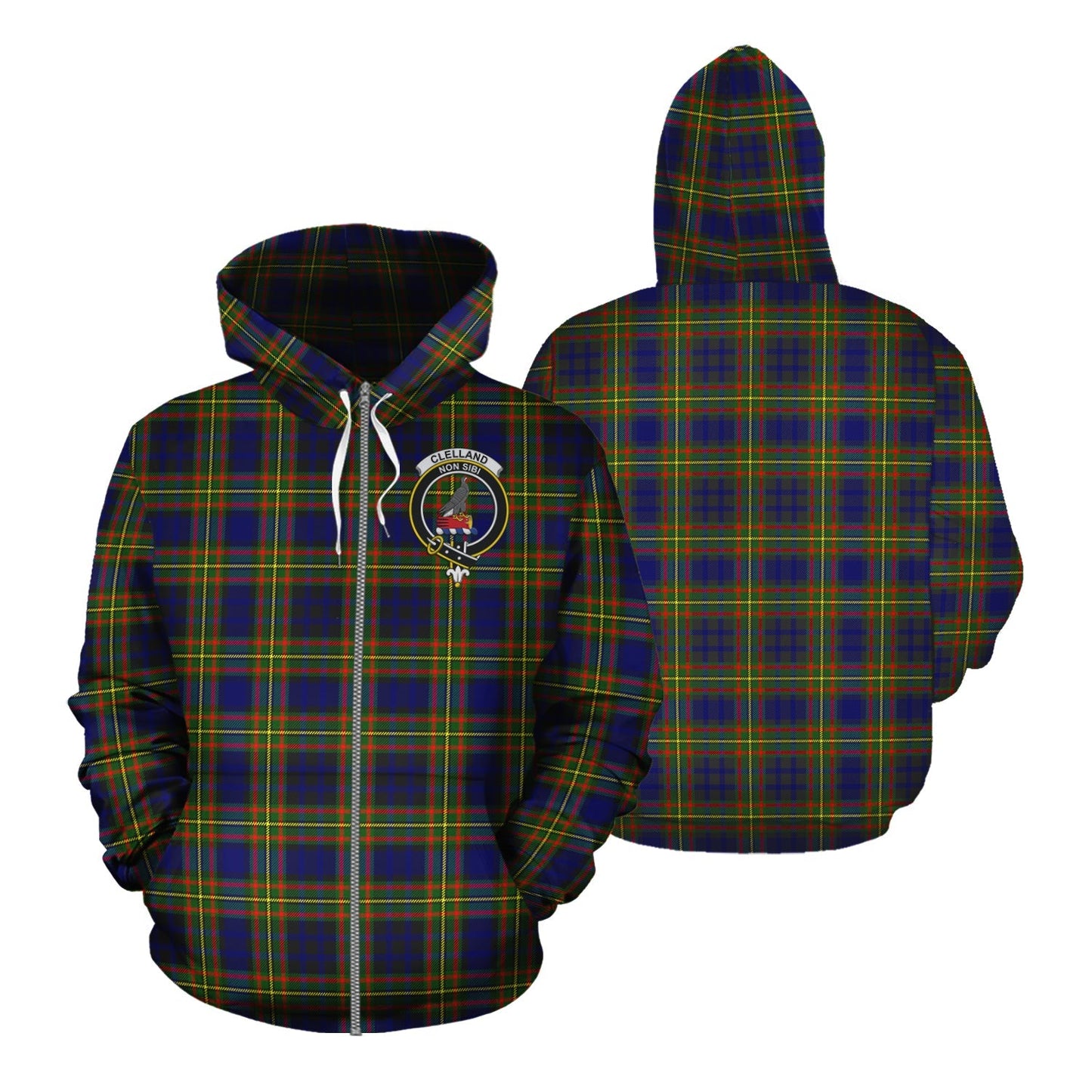 Printivon Clelland Modern Tartan Hoodie