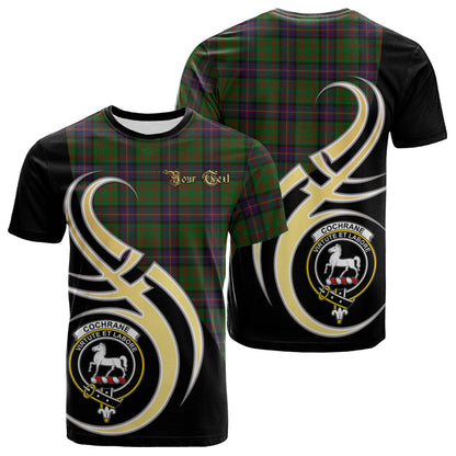 Printivon Cochrane Tartan Crest Believe In Me T Shirt