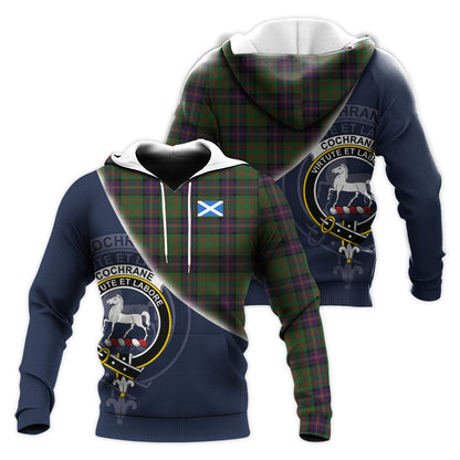 Printivon Cochrane Tartan Scottish Crest Hoodie