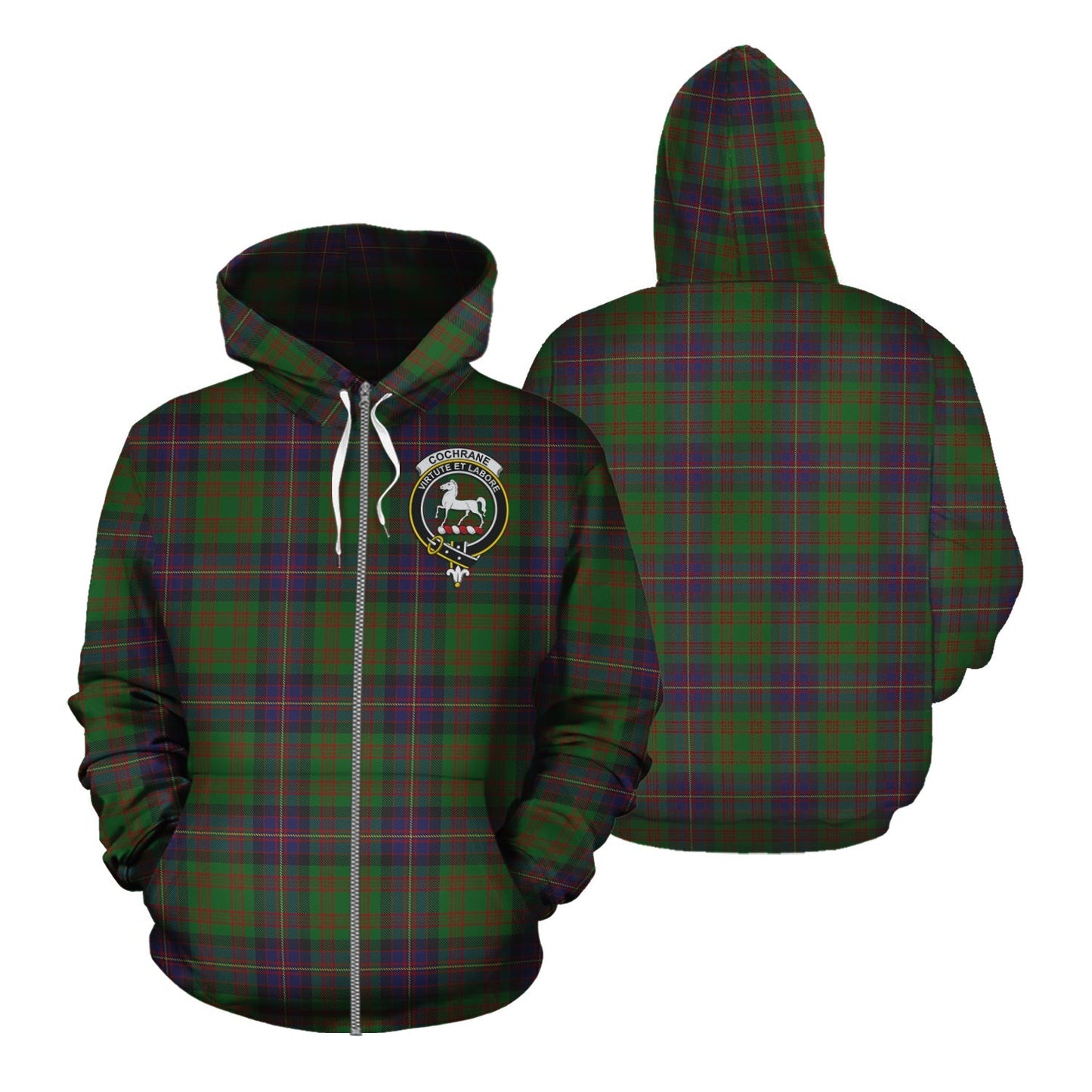 Printivon Cochrane Tartan Hoodie