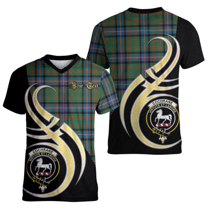 Printivon Cochrane Ancient Tartan Crest Believe In Me T Shirt