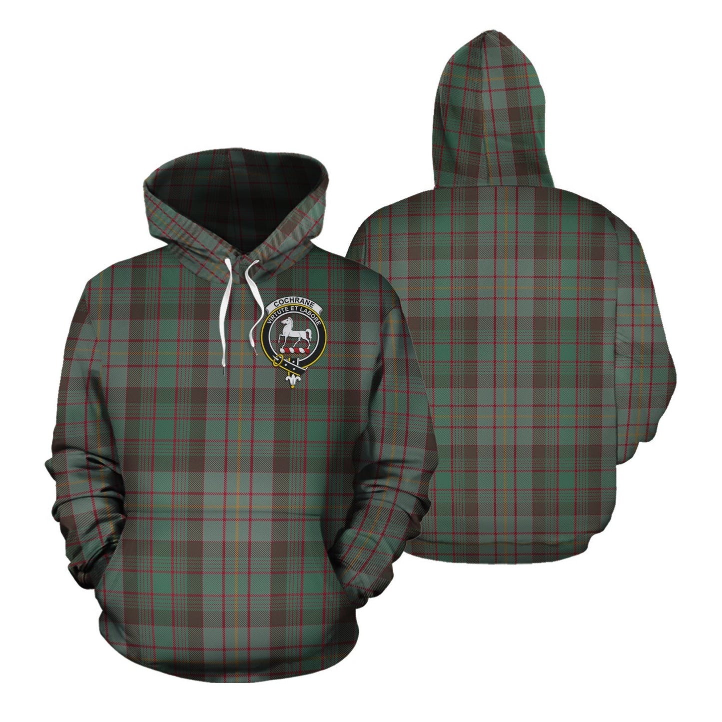Printivon Cochrane Hunting Tartan Hoodie