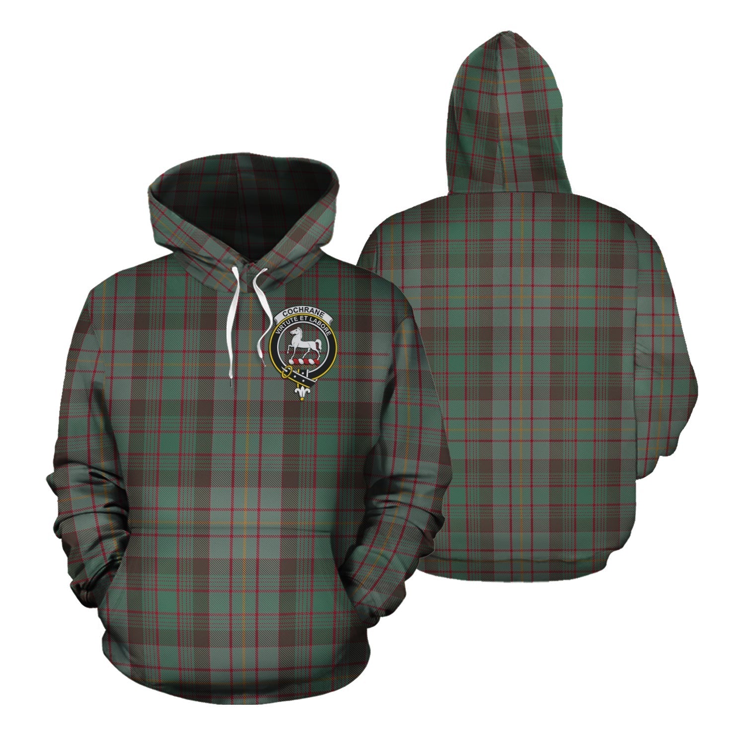 Printivon Cochrane Hunting Tartan Hoodie
