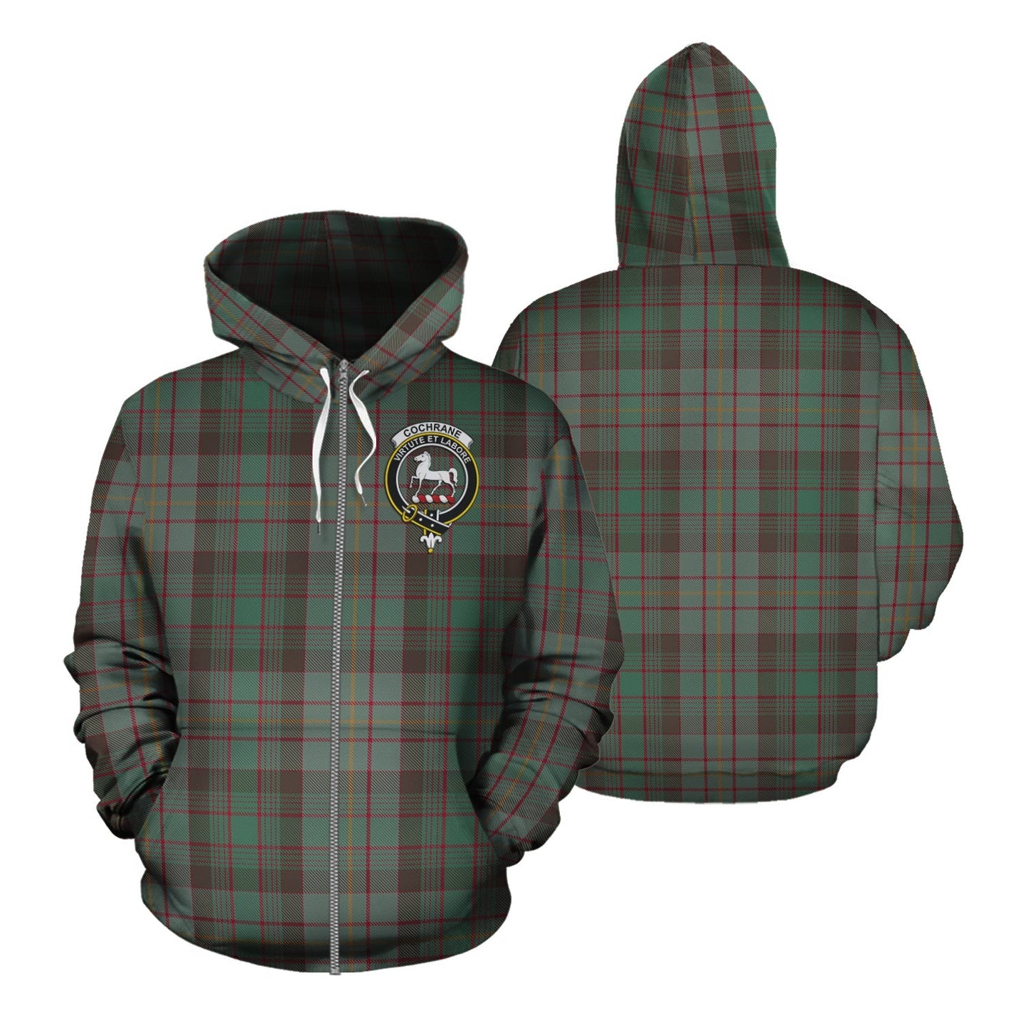 Printivon Cochrane Hunting Tartan Hoodie