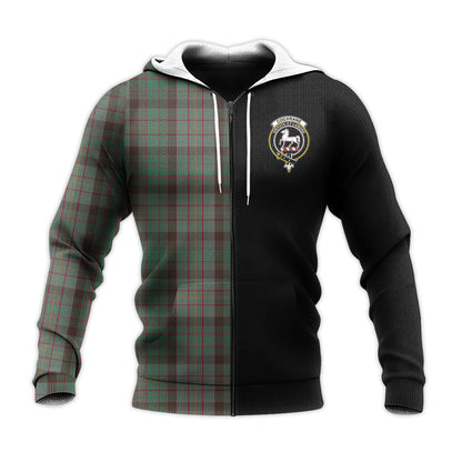 Printivon Cochrane Hunting Tartan Personalize Half Hoodie
