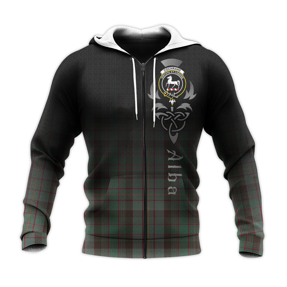 Printivon Cochrane Hunting Tartan Crest Alba Celtic Hoodie
