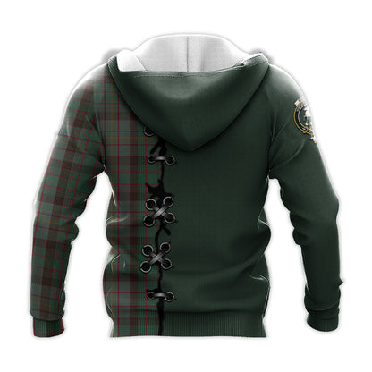 Printivon Cochrane Hunting Tartan Hoodie Lion Rampant And Celtic Thistle Style