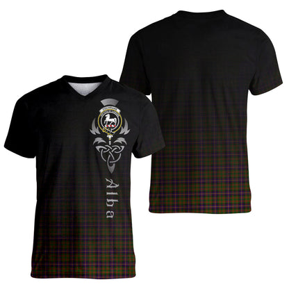 Printivon Cochrane Modern Tartan Crest Alba Celtic T Shirt