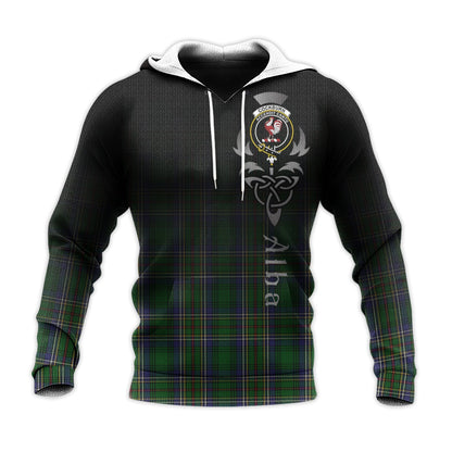 Printivon Cockburn Tartan Crest Alba Celtic Hoodie