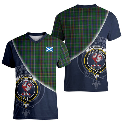 Printivon Cockburn Tartan Scottish Crest T Shirt