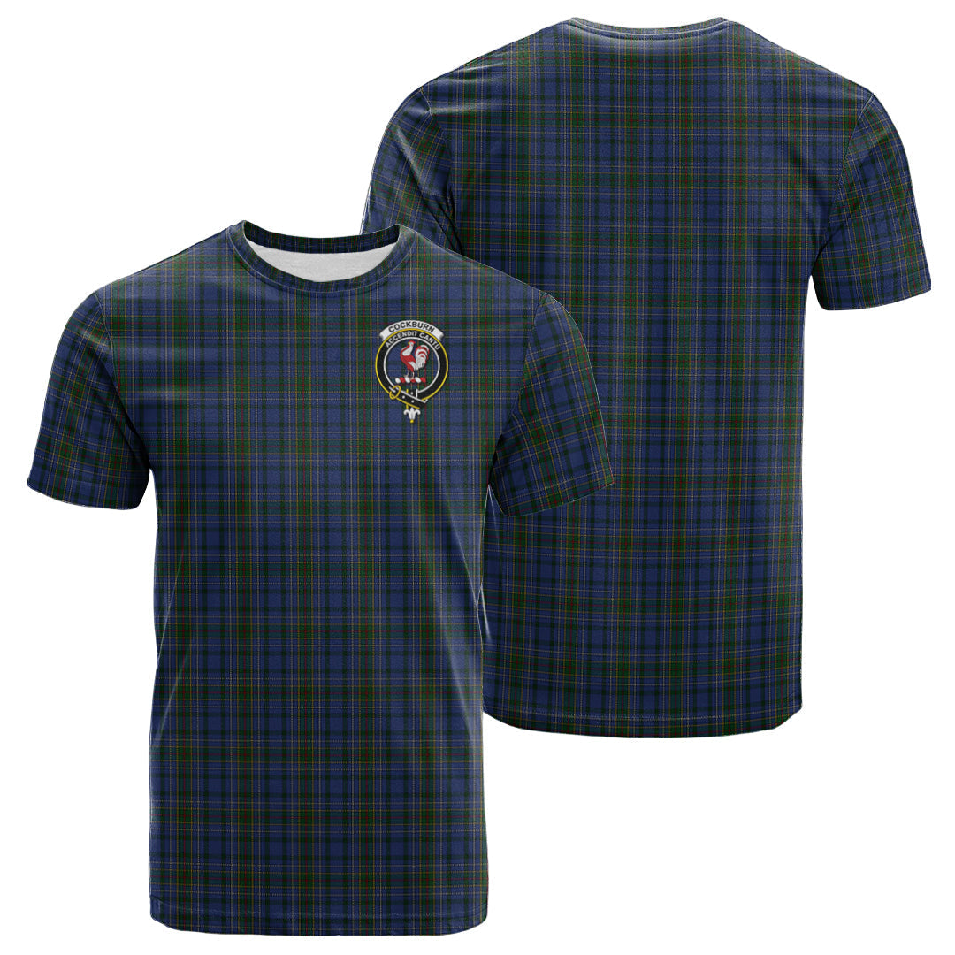 Printivon Cockburn Blue Tartan T Shirt
