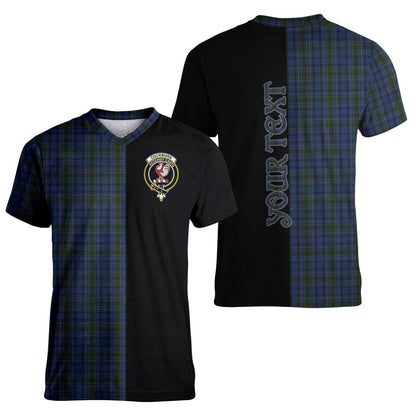 Printivon Cockburn Blue Tartan Personalize Half T shirt
