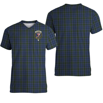 Printivon Cockburn Blue Tartan T Shirt