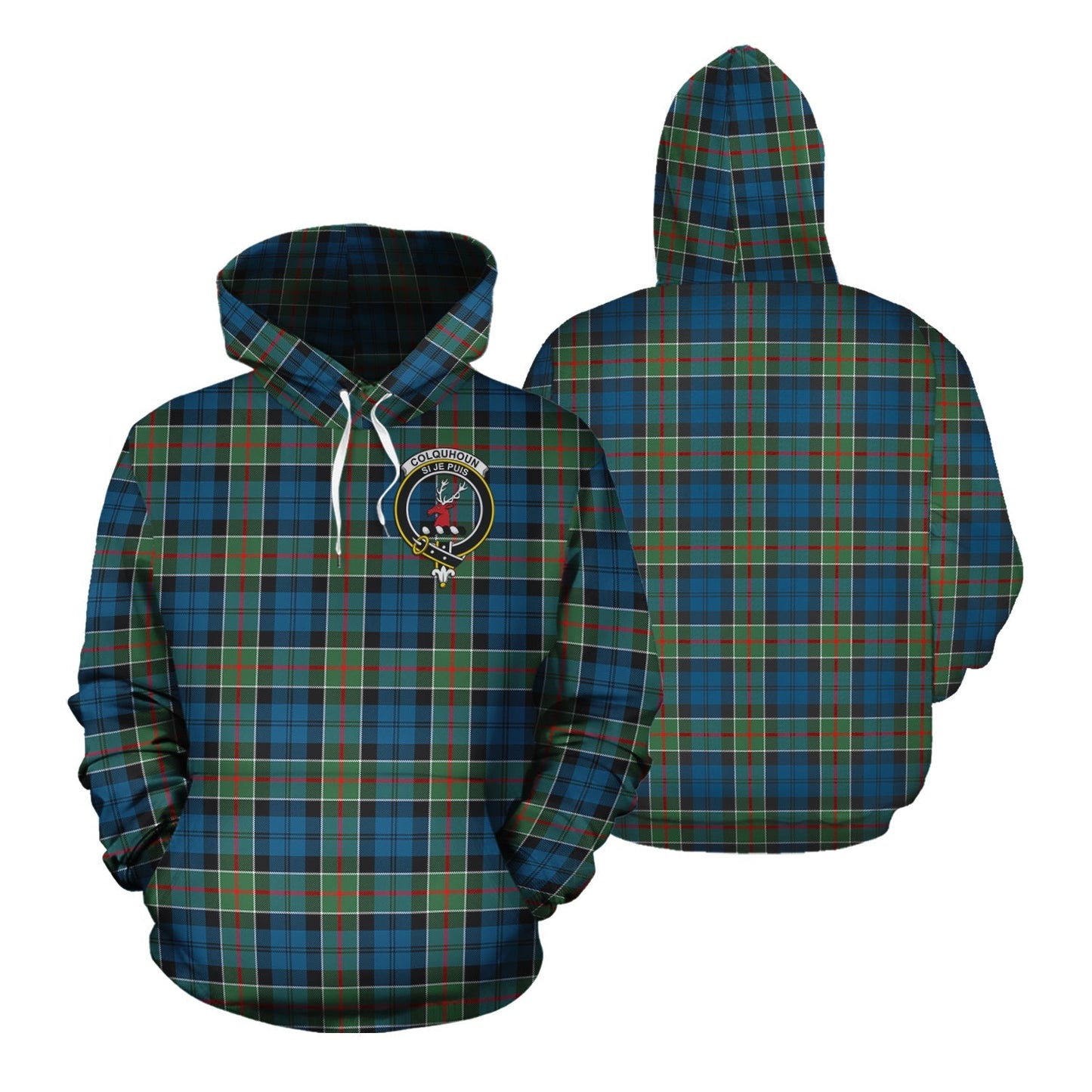 Printivon Colquhoun Ancient Tartan Hoodie