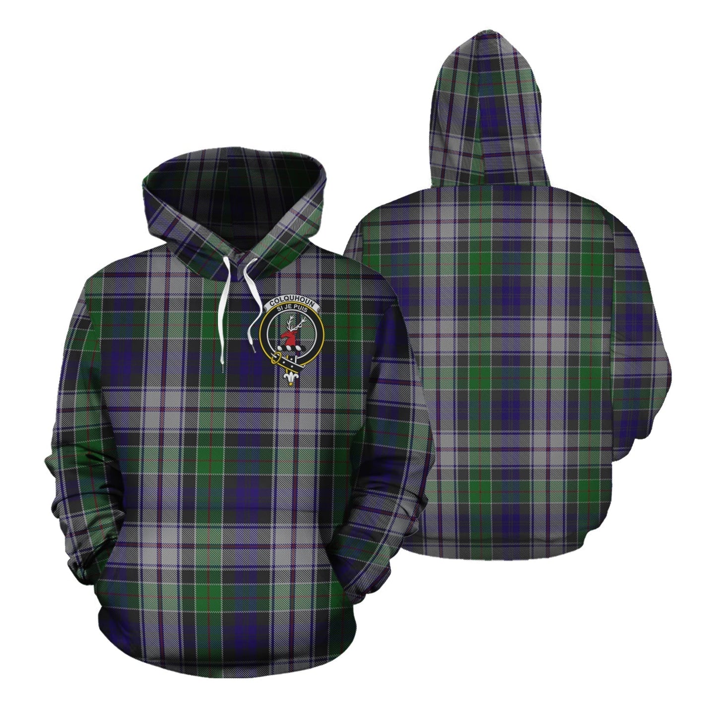 Printivon Colquhoun Dress Tartan Hoodie