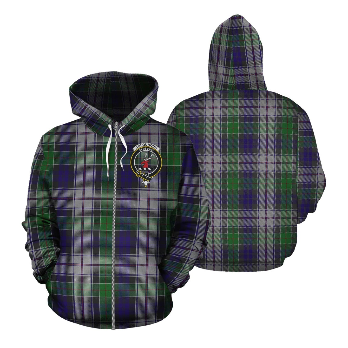 Printivon Colquhoun Dress Tartan Hoodie