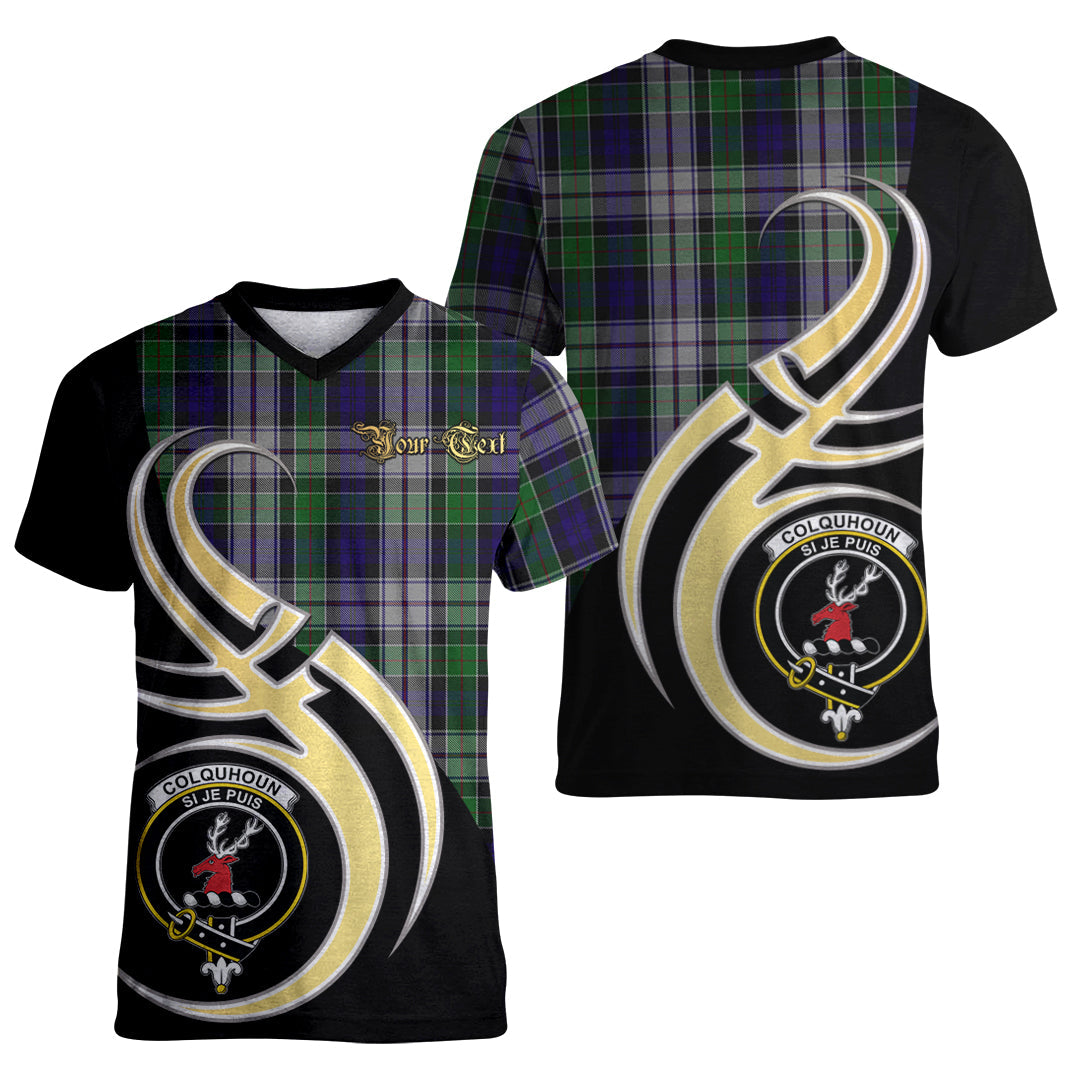 Printivon Colquhoun Dress Tartan Crest Believe In Me T Shirt