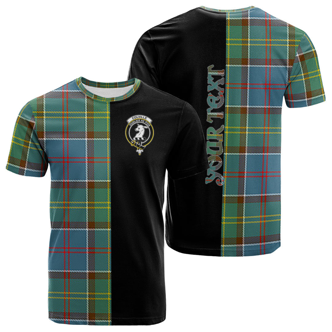 Printivon Colville Tartan Personalize Half T shirt
