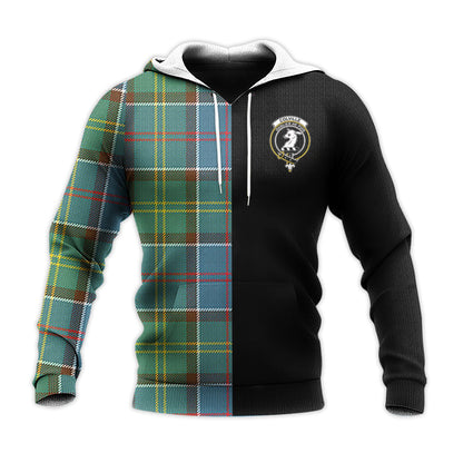 Printivon Colville Tartan Personalize Half Hoodie